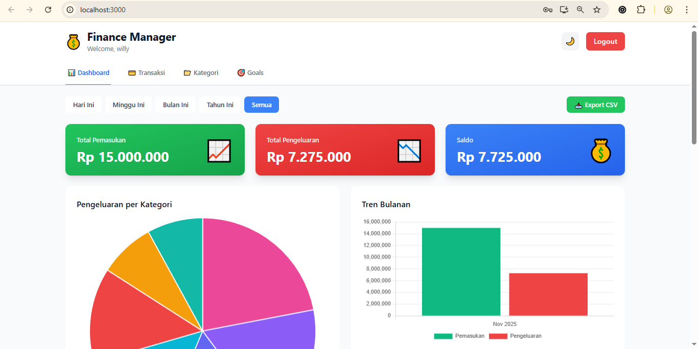 Personal Finance Manager